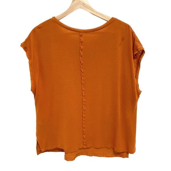 Cortefiel Lace Eyelet Top - Picture 5 of 7